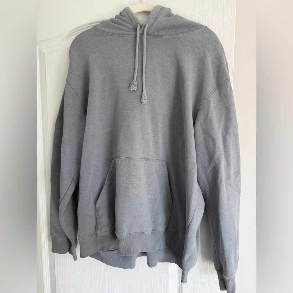 H&M Heather Gray Relaxed Hoodie